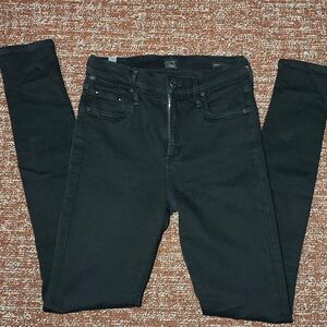 Citizens of Humanity Rocket jet black skinny jeans stretch high rise 26